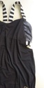Camiseta Deportiva Amarilla Fosforescente y Negra. Tirantes Finos y Sujetador FILA. Talla S