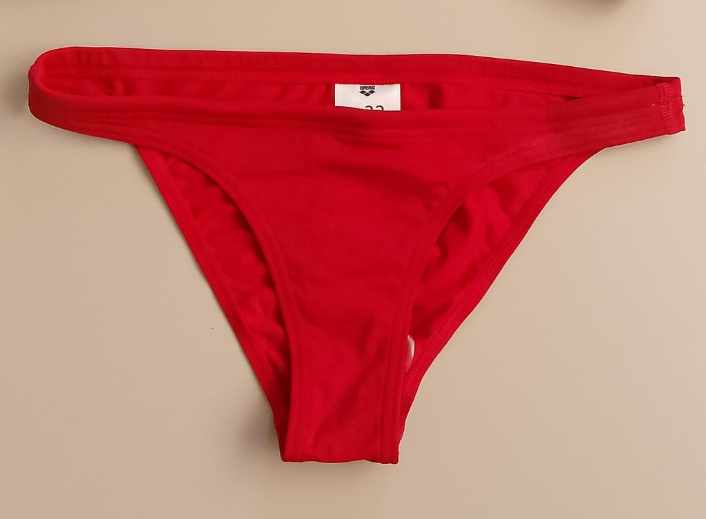 Biquini Competencia Dos Piezas Rojo ARENA. TALLA 32(braguita) y 34(sujetador)