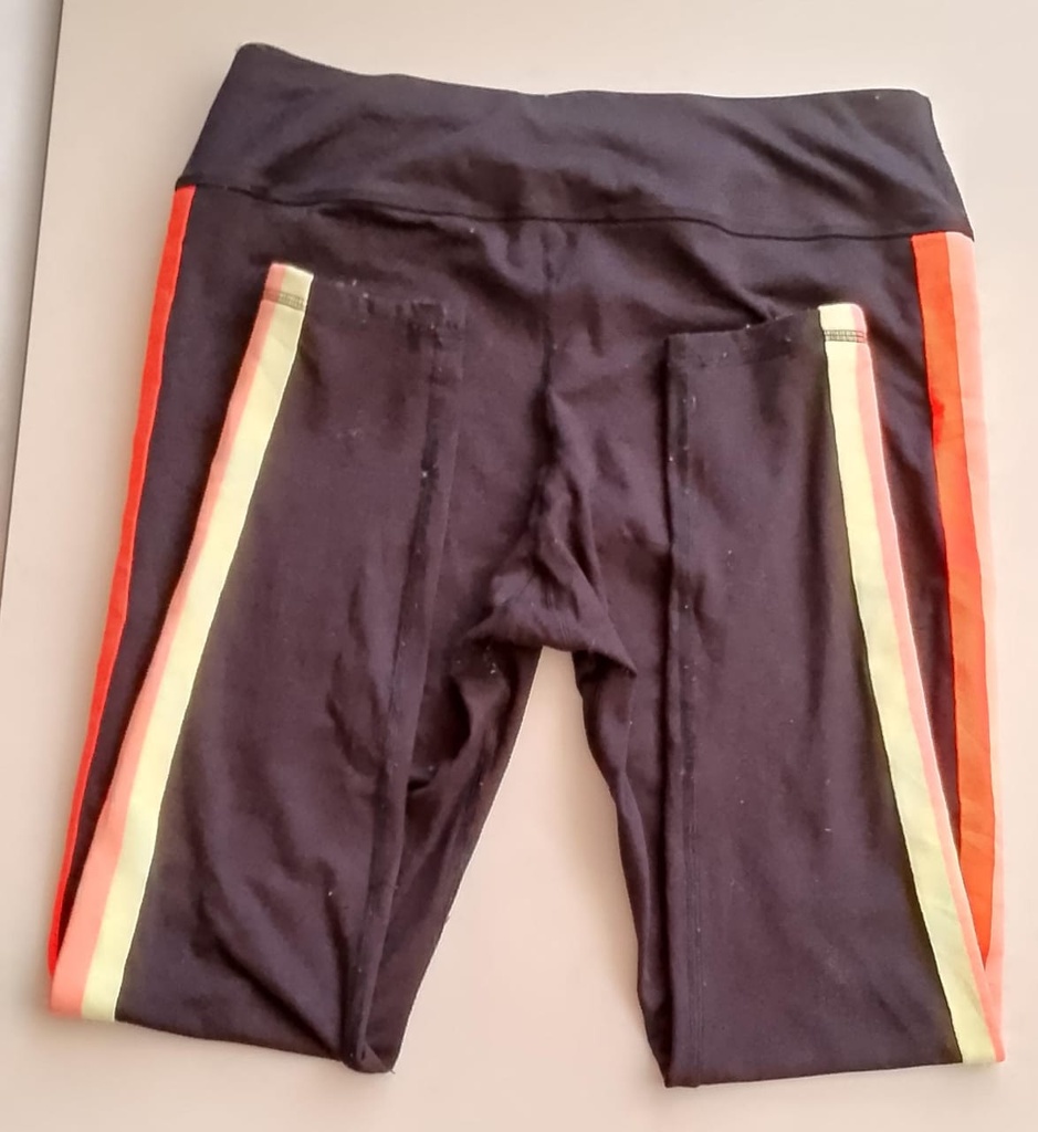 Leggings Mujer Negro Leopardo Gris Oscuro LULULEMON. Talla M