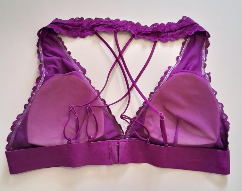 Sujetador De Gala Granate VICTORIA'S SECRET. Talla M