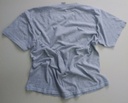 Camiseta Unisex Gris Claro con Dibujo de Cara de Perro Colores Fosforescentes Manga Corta GILDAN. Talla L