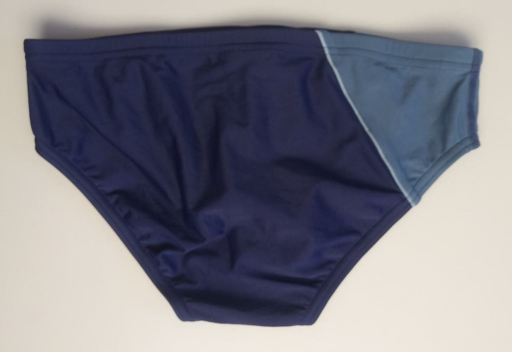 Traje de Baño Niño Azul Oscuro y Gris SPEEDO. Talla 32