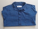 Camisa Manga Larga Niño Azul a Cuadritos Negros IFT BOYS. Talla 7-8 años