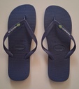 Sandalias Unisex Azules Oscuro HAVAIANAS. TALLA 41-42