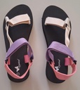 Sandalias Mujer Lila, Rosa y Crema CRYTAL. TALLA 41