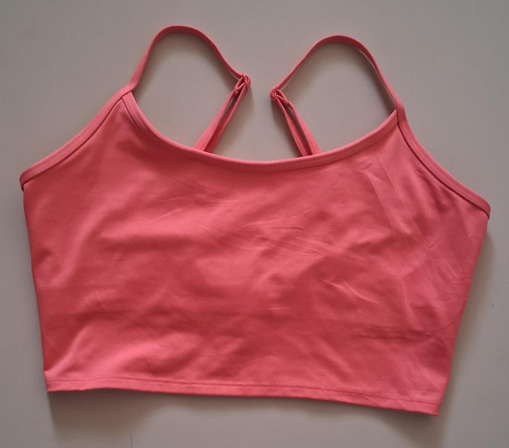 Sujetador Deportivo Rosa Salmón PINK ACTIVE. TALLA M