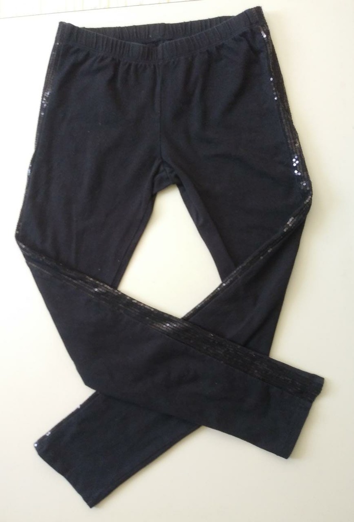Leggings Niña Negros con Lentejuelas en los Laterales CIRCO. Talla L