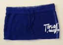 Falda Corta Azul Oscuro con Letras Blancas y Bolsillo Trasero WINGS. Talla  XL