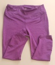 Leggings Mujer Morado Jaspeado Por Debajo de la Rodilla GAIAM. Talla M