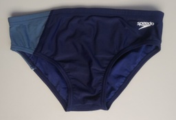 Traje de Baño Niño Azul Oscuro y Gris SPEEDO. Talla 32