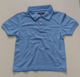 Camiseta Manga Corta Niño Azul Claro PAULINO SCHOOL. Talla 4 años