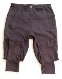Leggings Mujer Negros con Transparecias y Puntos de Respiración  AVIA. Talla S
